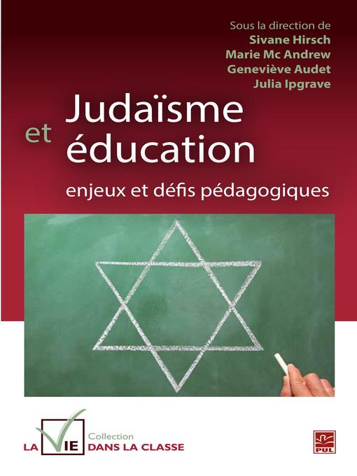 Title details for Judaïsme et éducation by Marie Mc Andrew - Available